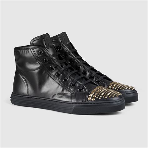 gucci studded high tops